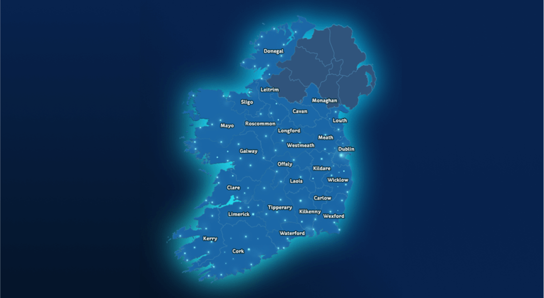 Map of Ireland